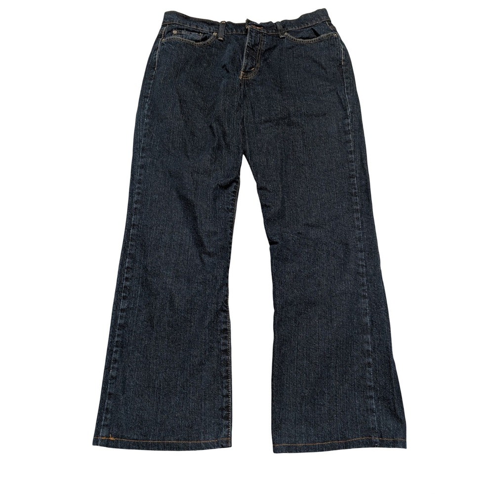 Levis 515 Bootcut Jeans Womens 12M Dark Wash Indigo Denim Adjustable Waist